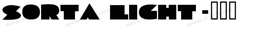 Sorta Light字体转换